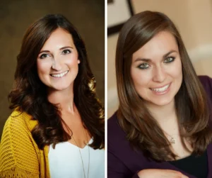 Sarah DiMaria (left), Tara Palomares (right)